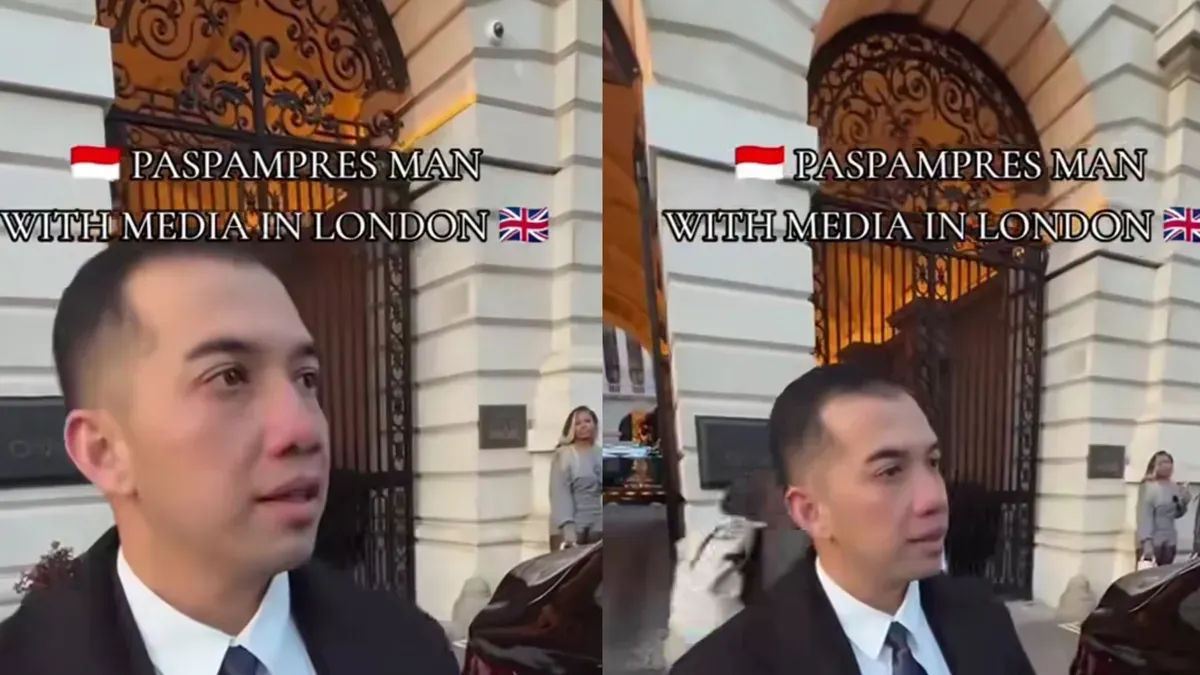 Video Viral Paspampres Saat Amankan Presiden Prabowo di London