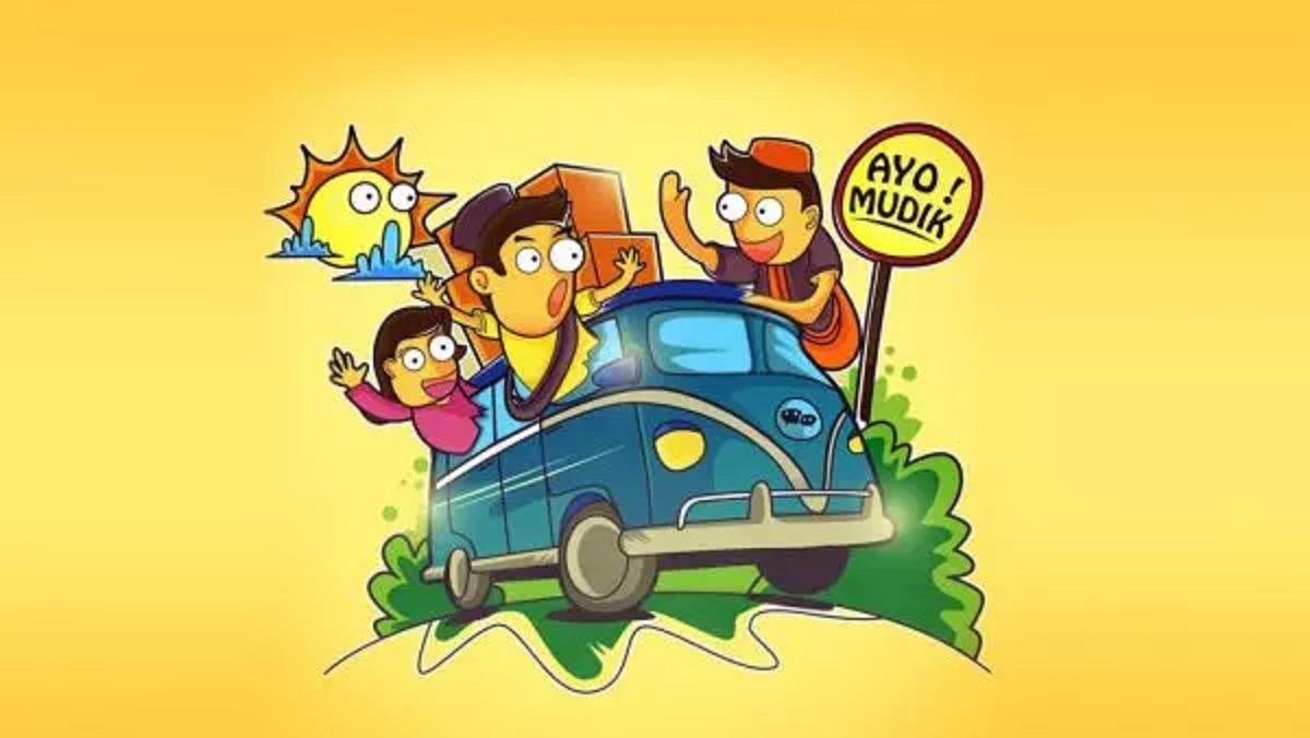 Animasi Mudik Lebaran