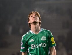 Anthony Gordon Menggila di Playoff Liga Champions 2025/26