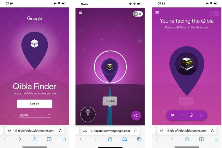 Cara Menentukan Arah Kiblat