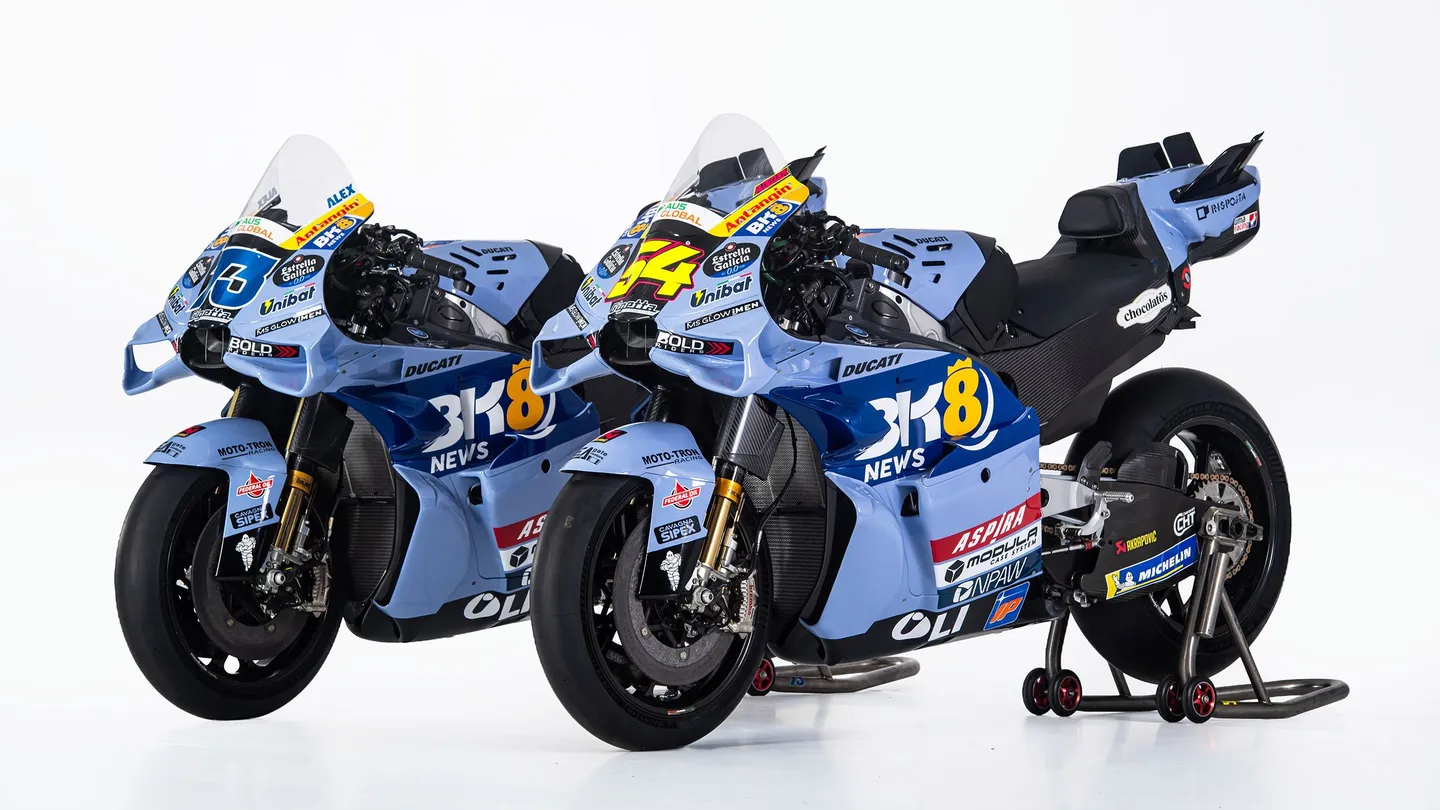 Esensi Livery Biru BK8 Gresini Racing MotoGP