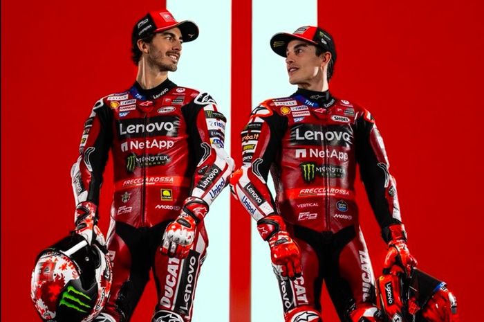 Francesco Bagnaia dan Marc Marquez