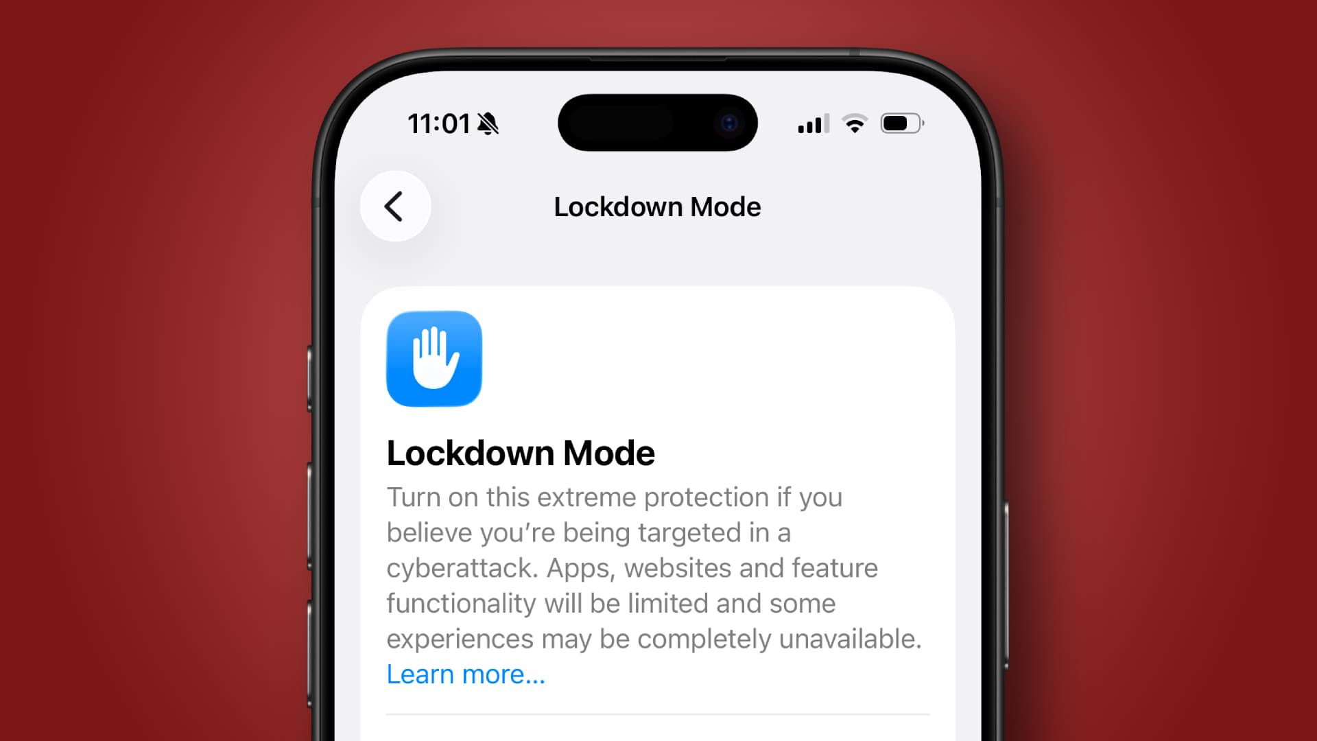 Lockdown Mode iPhone