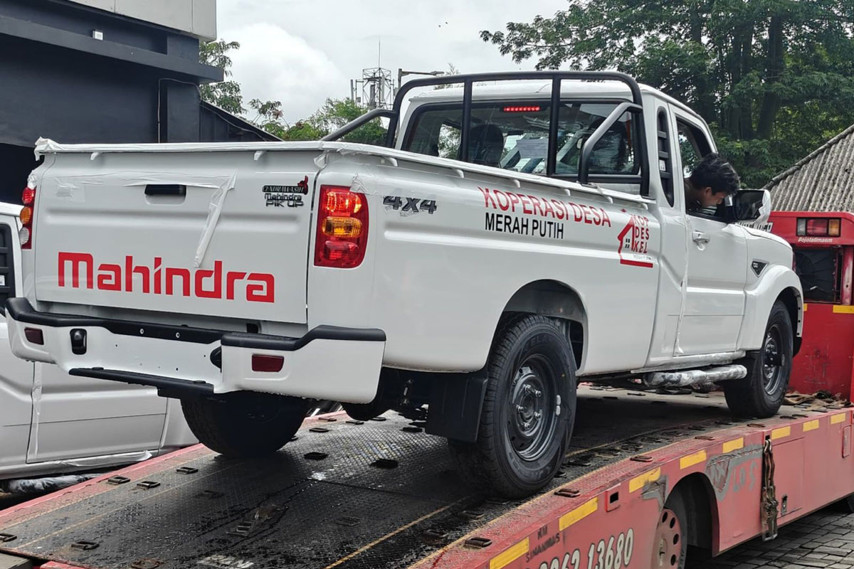 Mahindra Scorpio Pikup PT Agrinas Pangan Nusantara