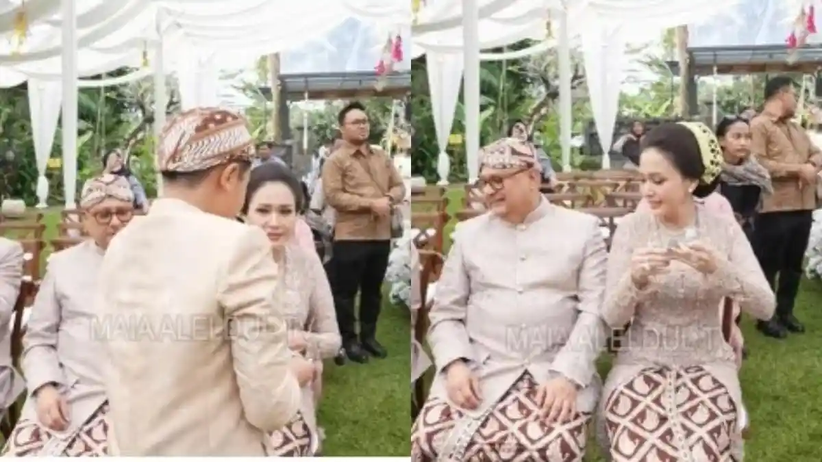 Maia Estianty dengan Putra Mulan Jameela