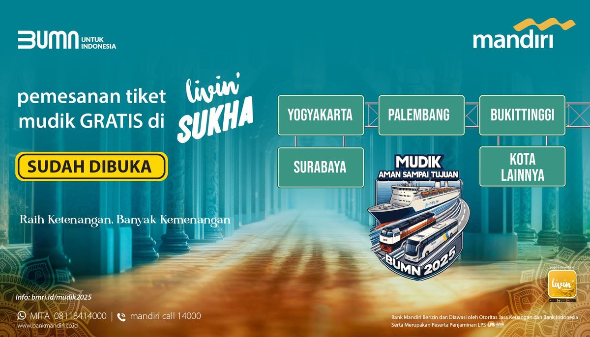 Mudik Gratis Bank Mandiri 2026