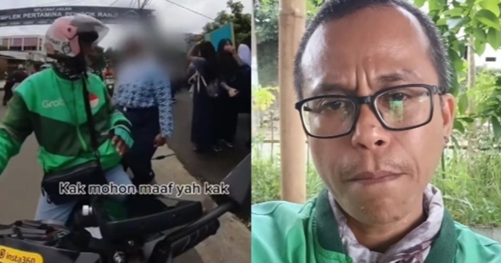 Ojol Viral di Tangsel Batal Antar Siswi SMP karena Ukuran Motor