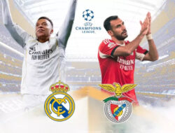Real Madrid vs Benfica: Vinicius Jr Bawa El Real Lolos ke 16 Besar
