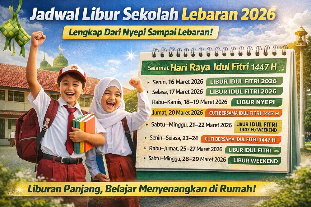 Libur Sekolah Lebaran 2026