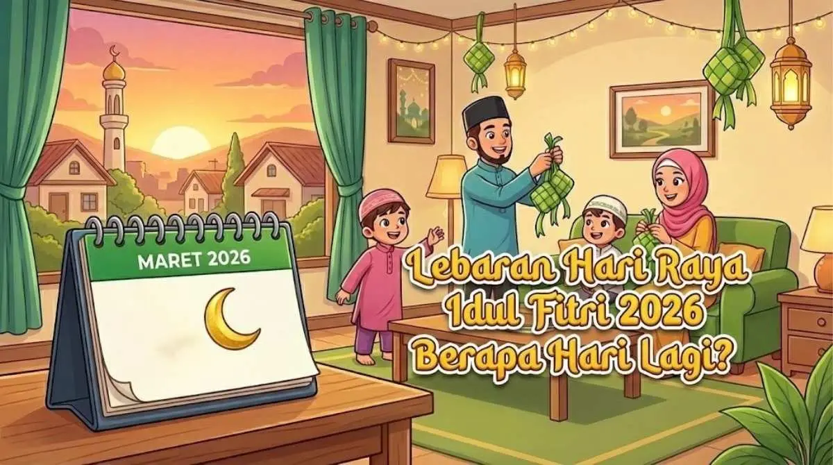 berapa hari lagi Lebaran 2026