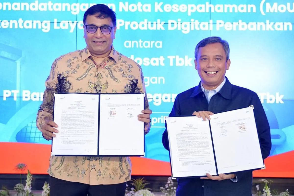 BTN Gandeng Indosat Ooredoo Hutchison Percepat Integrasi Layanan Digital Perbankan