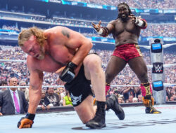 Brock Lesnar Tumbang di WrestleMania 42, Oba Femi Ukir Sejarah Baru