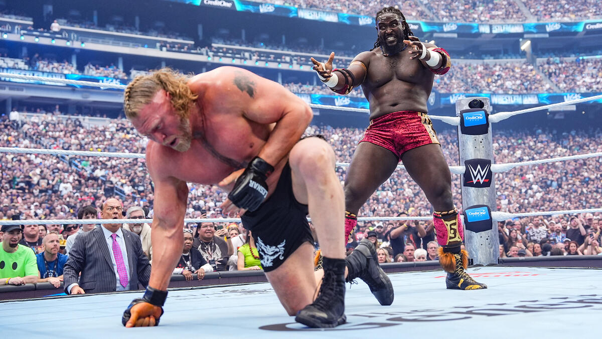 Brock Lesnar vs Oba Femi