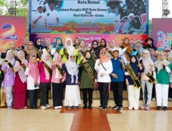 Budaya Literasi Menguat Lewat Senam Sehat Literasi di Dumai