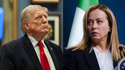 Donald Trump dan Giorgia Meloni Nuklir Iran