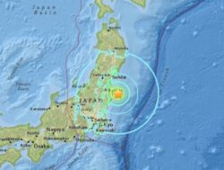 Gempa Jepang M7,4 Guncang Iwate, Peringatan Tsunami 3 Meter Dikeluarkan