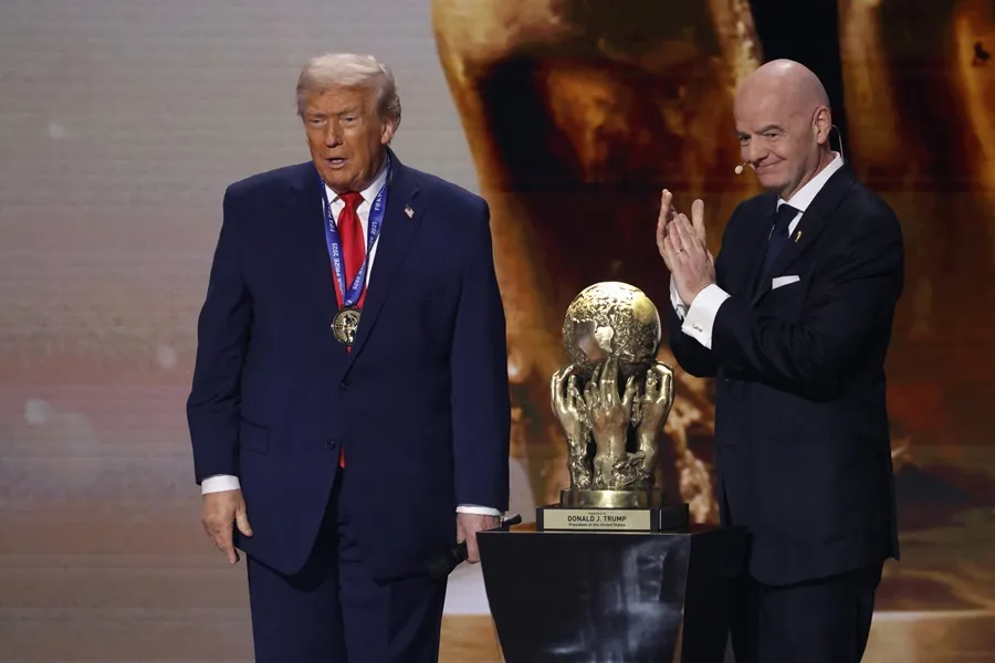 Gianni Infantino dan Donald Trump