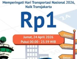 Tarif Rp1 di Jakarta Sambut Hari Transportasi Nasional, Dorong Warga Beralih ke Transportasi Publik