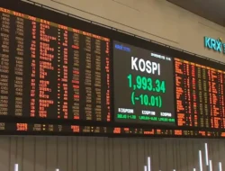 KOSPI Melaju 2,21 Persen, Reli Tiga Hari Terdukung Redanya Ketegangan AS–Iran