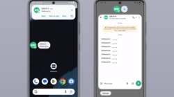 Notification Bubbles di WhatsApp Android