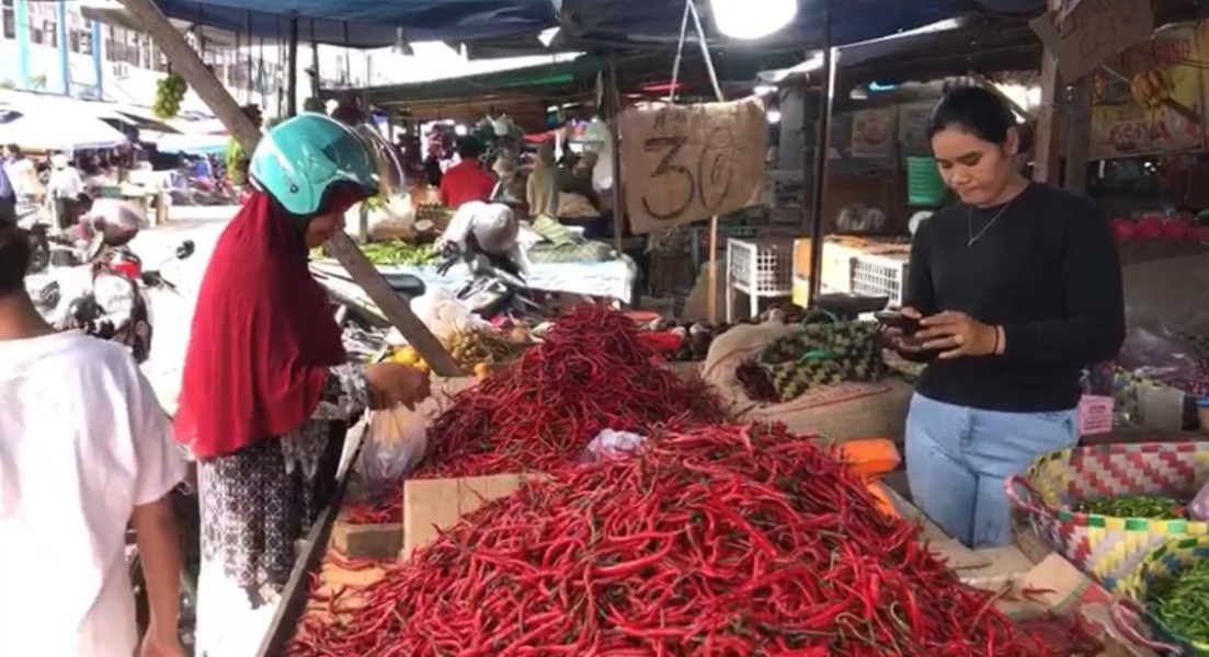 Pedagang Pasar Kodim Pekanbaru
