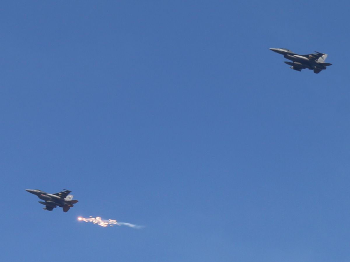 Pilot Pesawat Tempur Korsel Selfie