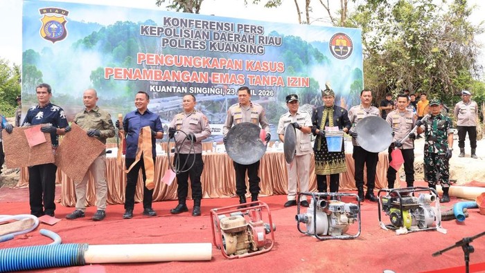 Polda Riau Gempur PETI Kuansing