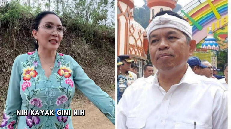Rieke Diah Pitaloka dan Dedi Mulyadi
