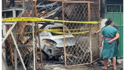 Kebakaran Mobil Listrik Teluk Gong