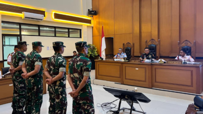 Persidangan Militer Kasus Andrie Yunus