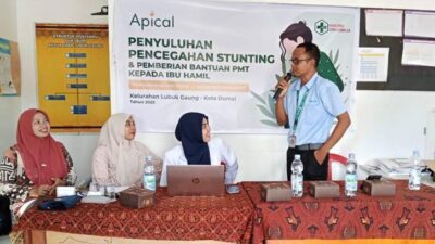 Apical Group Gelar Penyuluhan dan Berikan PMT untuk Pencegahan Stunting di Dumai