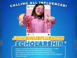 10.000 Followers? Raih Beasiswa Influencer di Kampus Ternama Indonesia