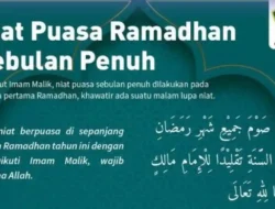 Ini Niat Puasa Sebulan Penuh Ramadan, Waktu dan Hukumnya