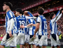 Real Sociedad Kalahkan Athletic Bilbao 1-0 di Leg Pertama Semifinal Copa del Rey