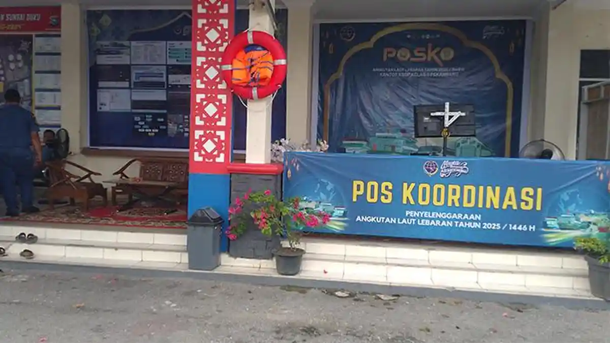 Posko Mudik Lebaran Riau 2026