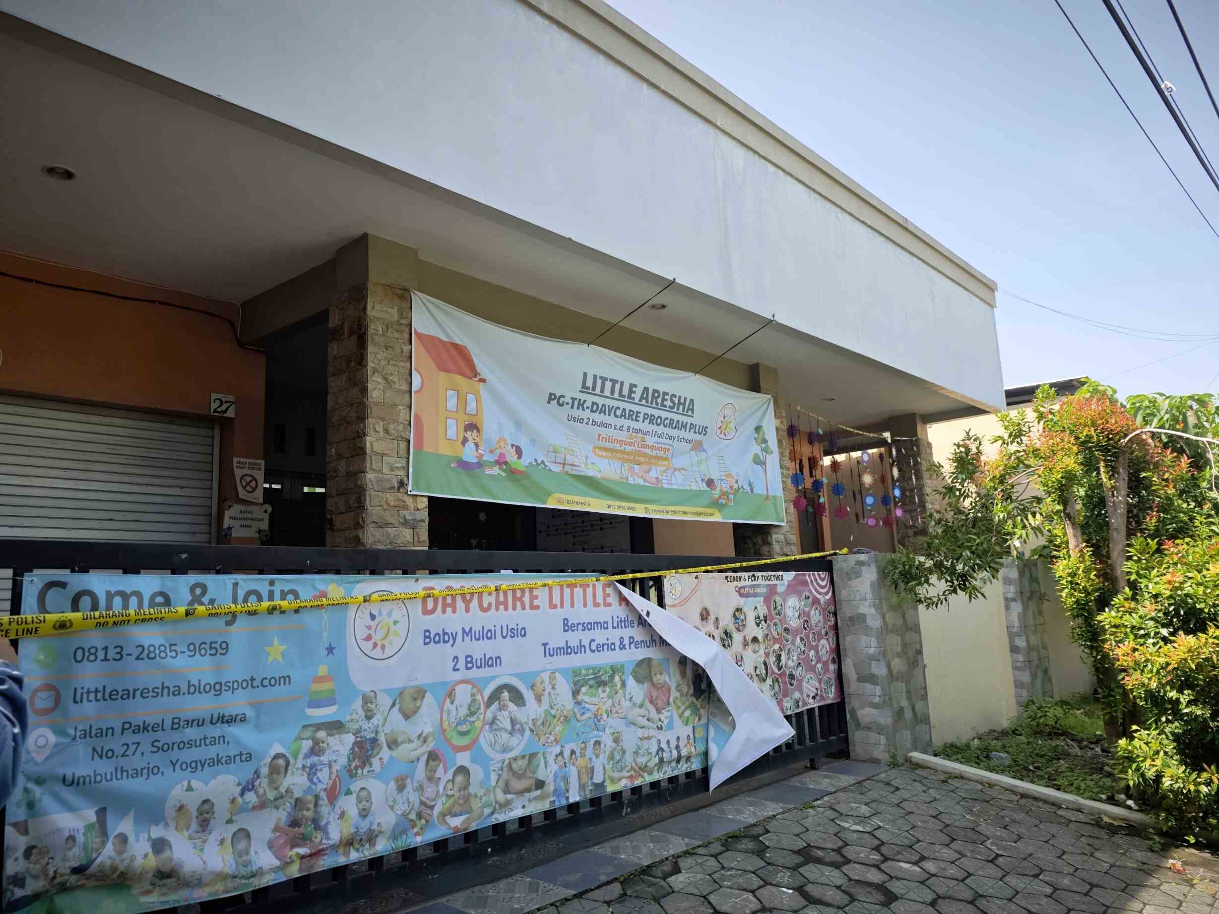 Kasus penitipan anak di Little Aresha Jogja