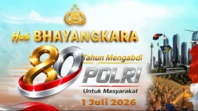 Hari Bhayangkara 2026: Tema dan Makna Logo HUT ke-80 Polri