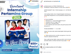 Recruitment Pertamina 2026 Resmi Dibuka: 400+ Posisi Magang di 21 Entitas, Ini Cara Daftarnya